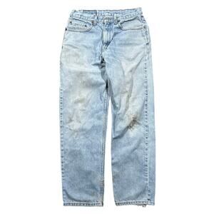 Vintage Y2K Levi’s Light Wash Jeans 32x30 Regular Fit Faded Distressed Straight
